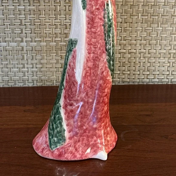 🎄🌟HP🌟NWOT Modern Iridescent Ceramic Pencil Angel Figurine - Picture 3 of 11